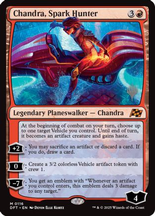 Chandra, Spark Hunter (PPDFT-116) [Promo Pack: Aetherdrift]