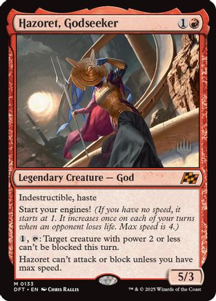 Hazoret, Godseeker (PPDFT-133) [Promo Pack: Aetherdrift]
