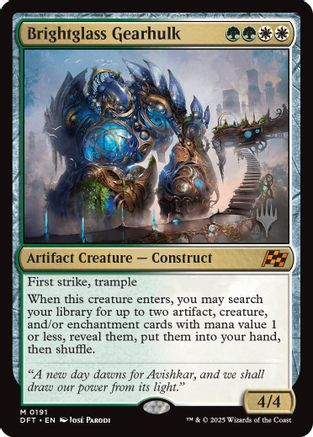 Brightglass Gearhulk (PPDFT-191) [Promo Pack: Aetherdrift]