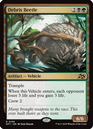 Debris Beetle (PPDFT-199) [Promo Pack: Aetherdrift] Foil