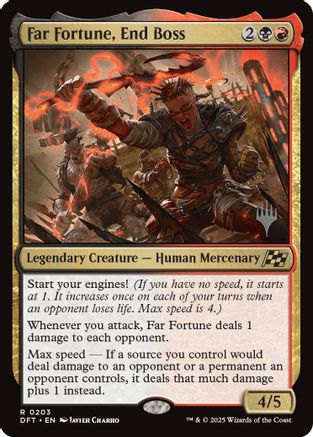 Far fortune, End Boss (PPDFT-203) [Promo Pack: Aetherdrift] Foil
