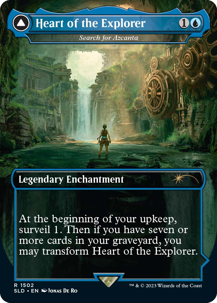 Heart of the Explorer - Search for Azcanta (SLD-1502) (Borderless) [Secret Lair Drop] Foil