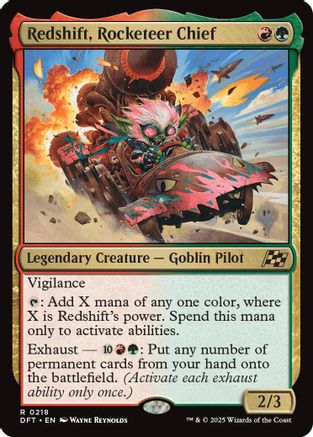Redshift, Rocketeer Chief (PPDFT-218) [Promo Pack: Aetherdrift]