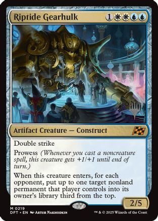 Riptide Gearhulk (PPDFT-219) [Promo Pack: Aetherdrift] Foil