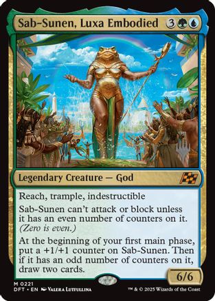 Sab-Sunen, Luxa Embodied (PPDFT-221) [Promo Pack: Aetherdrift] Foil