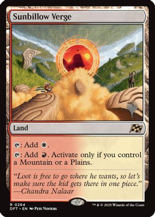 Sunbillow Verge (PPDFT-264) [Promo Pack: Aetherdrift] Foil