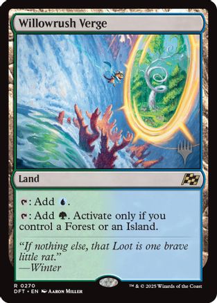 Willowrush Verge (PPDFT-270) [Promo Pack: Aetherdrift] Foil