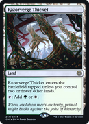 Razorverge Thicket (PRE-257S) [Phyrexia: All Will Be One Promos] Foil
