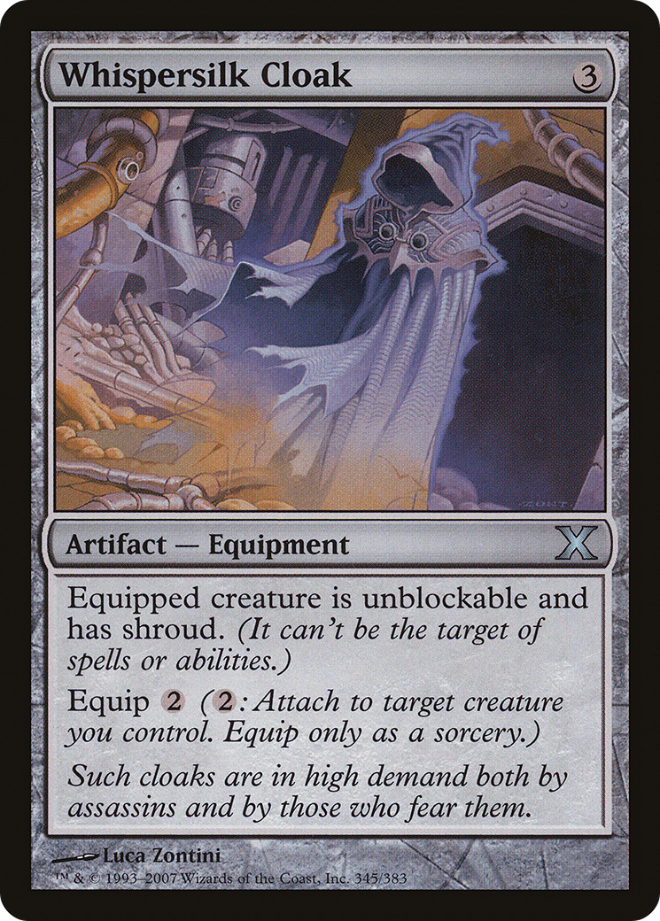 Whispersilk Cloak (10E-345) [Tenth Edition]