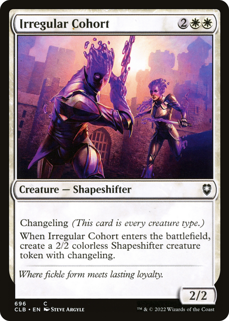 Irregular Cohort (CLB-696) [Commander Legends: Battle for Baldur's Gate]