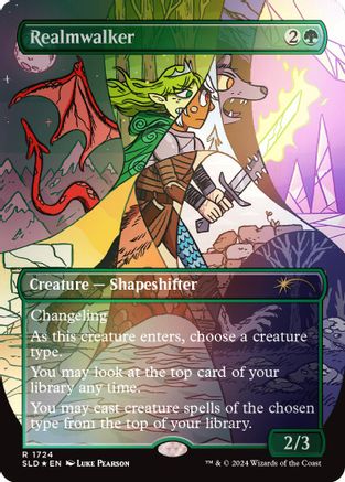 Realmwalker (Rainbow Foil) (SLD-1724) [Secret Lair Drop Series] Foil