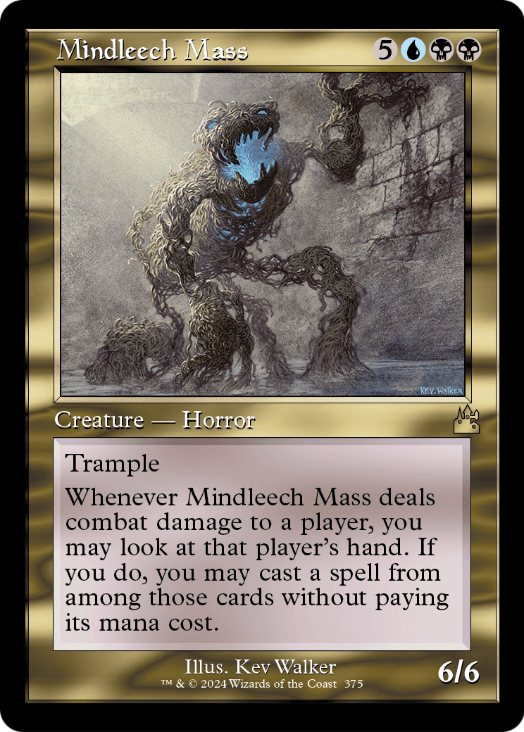 Mindleech Mass (Retro Frame) (RVR-375) [Ravnica Remastered] Foil