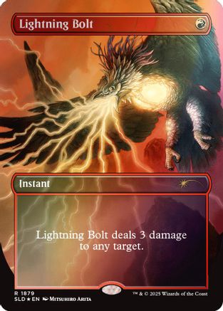 Lightning Bolt (1879) (Rainbow Foil) (SLD-1879) [Secret Lair Drop Series] Foil