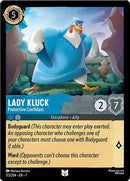 Lady Kluck - Protective Confidant (172/204) - Archazias Island Cold Foil