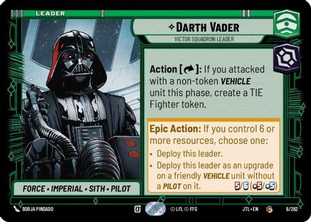 Darth Vader - Victor Squadron Leader (006/262) [Jump to Lightspeed]