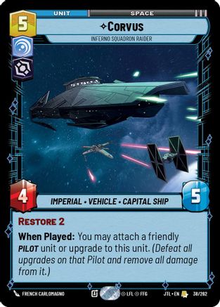 Corvus - Inferno Squadron Raider (038/262) [Jump to Lightspeed]