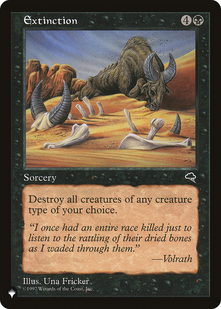 Extinction (LIST-TMP-135) [The List]