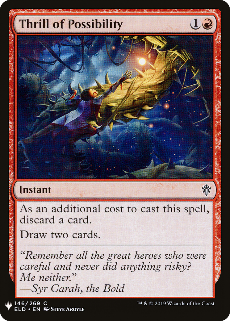 Thrill of Possibility (LIST-ELD-146) [The List]