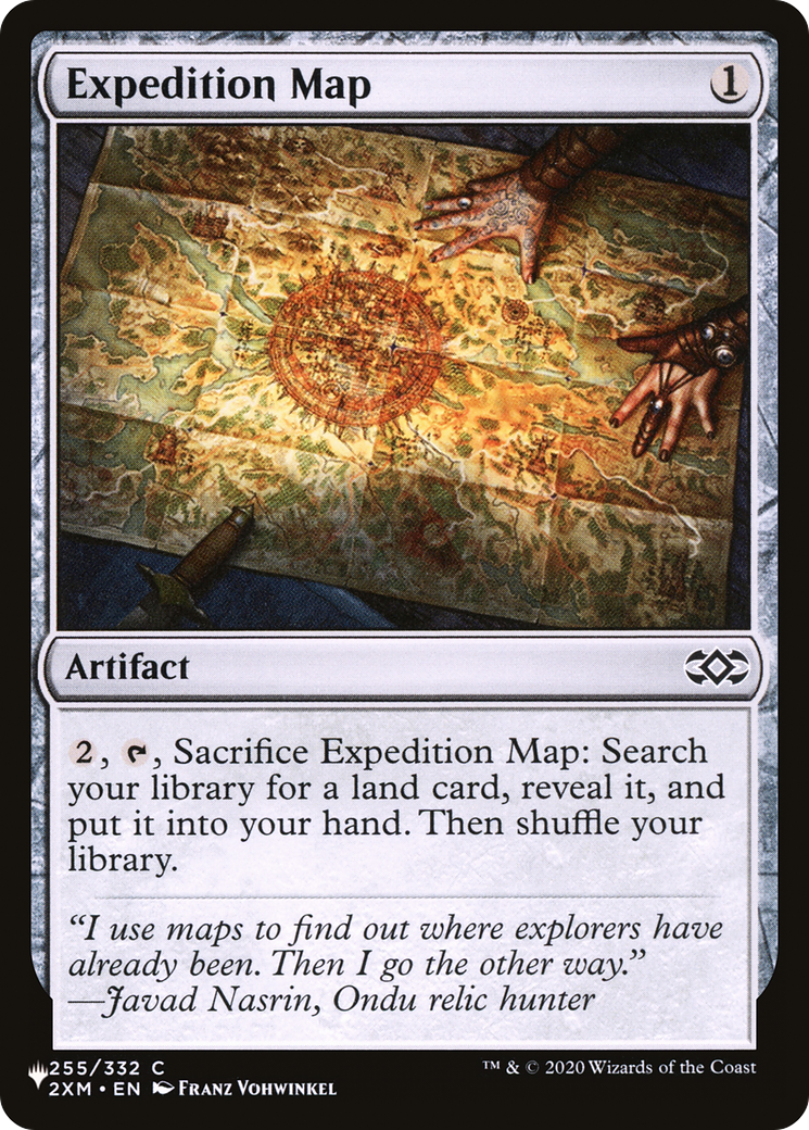 Expedition Map (LIST-2XM-255) [The List]