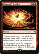 Chandra's Ignition (PRE-137S) [Magic Origins Promos] Foil