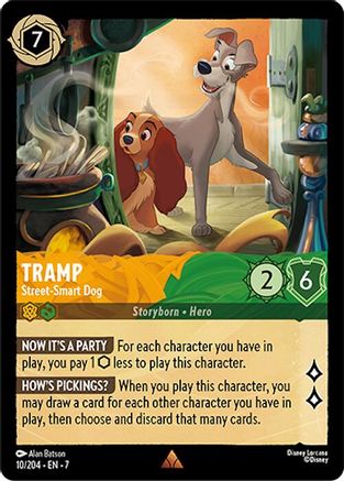 Tramp - Street-Smart Dog (10/204) [Archazia's Island] Cold Foil