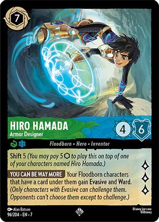 Hiro Hamada - Armor Designer (96/204) [Archazia's Island] Cold Foil