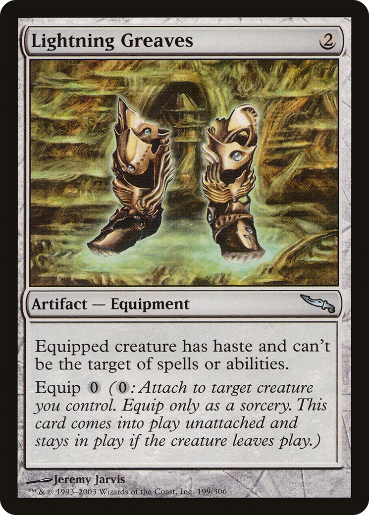 Lightning Greaves (MRD-199) [Mirrodin]
