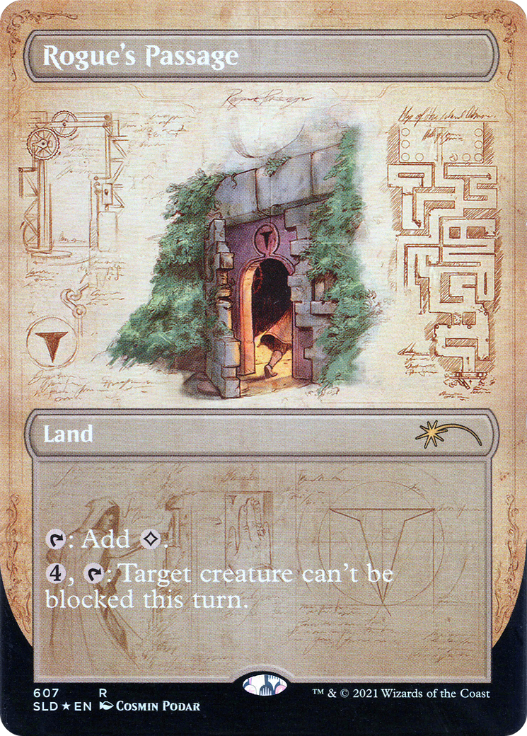 Rogue's Passage (SLD-607) (Borderless) [Secret Lair Drop] Foil