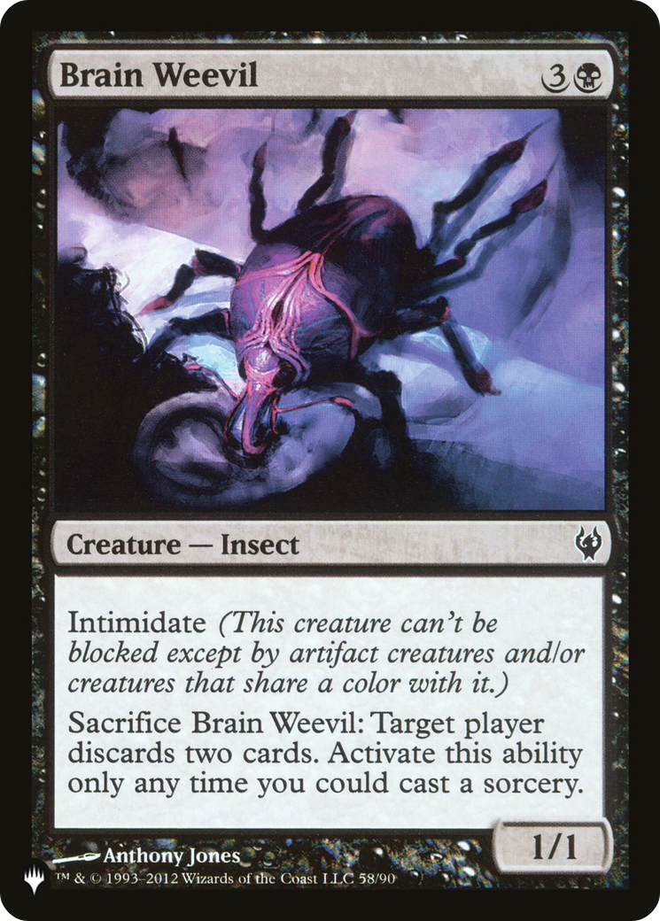 Brain Weevil (LIST-DDJ-58) [The List]