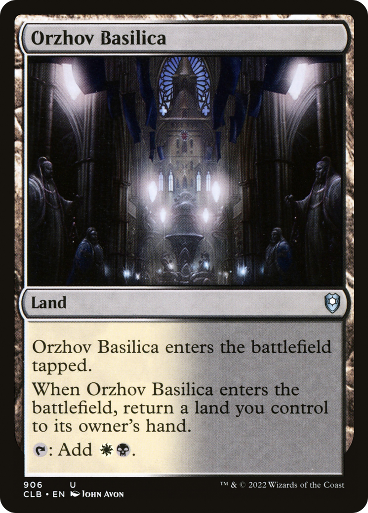 Orzhov Basilica (CLB-906) [Commander Legends: Battle for Baldur's Gate]