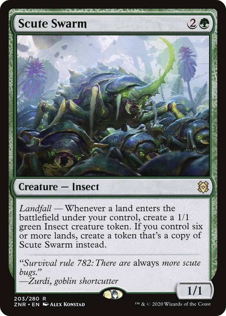 Scute Swarm (ZNR-203) [Zendikar Rising]
