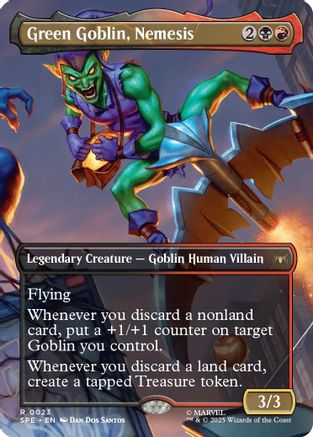 Green Goblin, Nemesis (Borderless) (SPE, MAR-023) [Marvel's Spider-Man: Eternal-Legal]