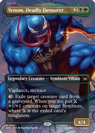 Venom, Deadly Devourer (Borderless) (SPE, MAR-022) [Marvel's Spider-Man: Eternal-Legal]