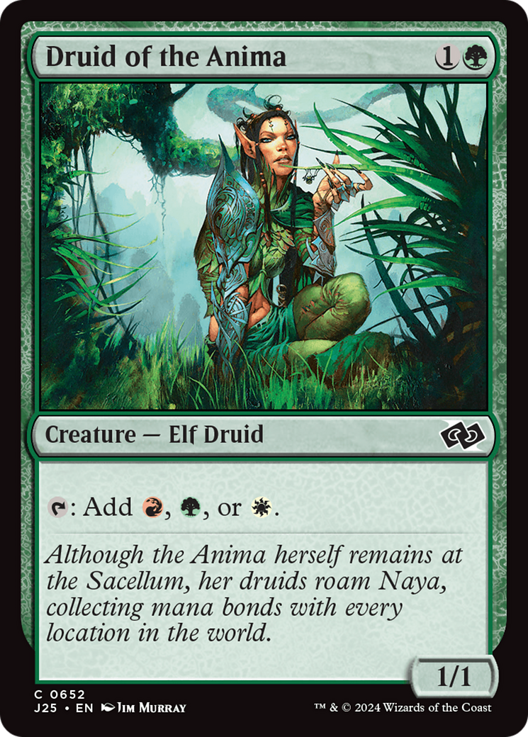 Druid of the Anima (J25-652) [Foundations Jumpstart]