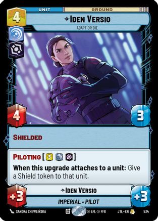 Iden Versio - Adapt or Die (Foil) (534) [Jump to Lightspeed] Foil