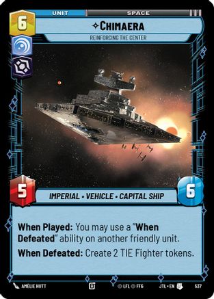 Chimaera - Reinforcing the Center (Foil) (537) [Jump to Lightspeed] Foil