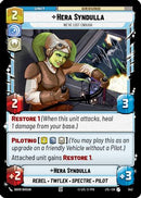Hera Syndulla - We've Lost Enough (Foil) (543) [Jump to Lightspeed] Foil