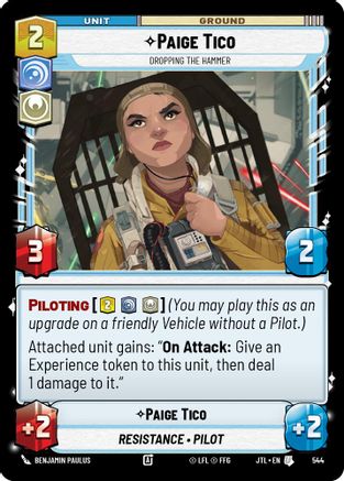 Paige Tico - Dropping the Hammer (Foil) (544) [Jump to Lightspeed] Foil