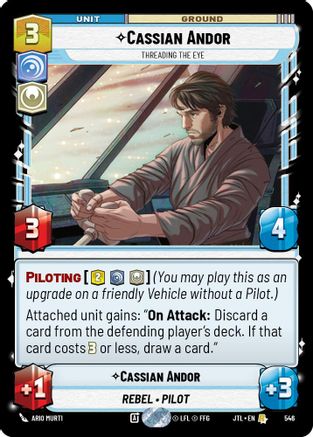 Cassian Andor - Threading the Eye (Foil) (546) [Jump to Lightspeed] Foil