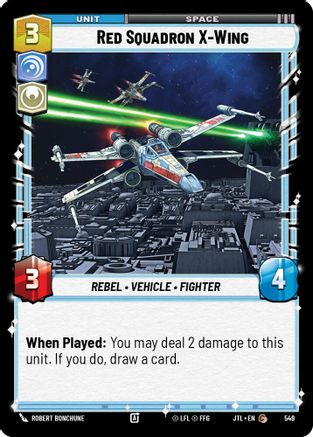 Red Squadron X-Wing (Foil) (549) [Jump to Lightspeed] Foil