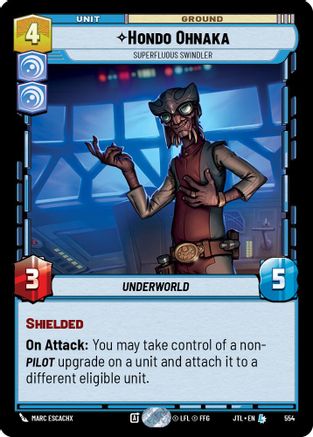 Hondo Ohnaka - Superfluous Swindler (Foil) (554) [Jump to Lightspeed] Foil