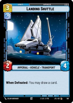 Landing Shuttle (Foil) (561) [Jump to Lightspeed] Foil