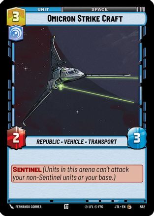 Omicron Strike Craft (Foil) (562) [Jump to Lightspeed] Foil