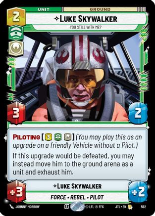 Luke Skywalker - You Still With Me? (Foil) (592) [Jump to Lightspeed] Foil