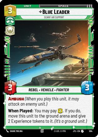 Blue Leader - Scarif Air Support (Foil) (594) [Jump to Lightspeed] Foil