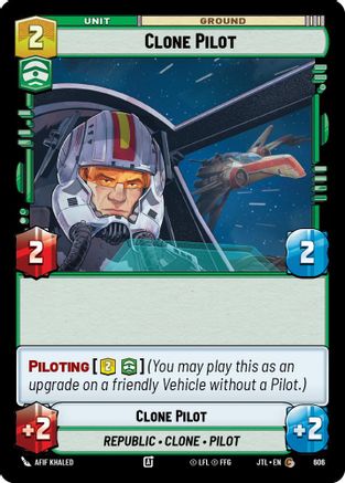 Clone Pilot (Foil) (606) [Jump to Lightspeed] Foil