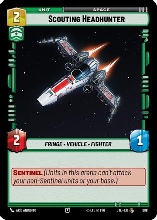 Scouting Headhunter (Foil) (608) [Jump to Lightspeed] Foil