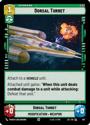 Dorsal Turret (Foil) (618) [Jump to Lightspeed] Foil