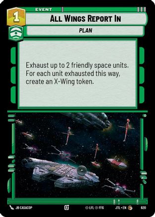 All Wings Report In (Foil) (620) [Jump to Lightspeed] Foil