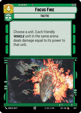 Focus Fire (Foil) (627) [Jump to Lightspeed] Foil
